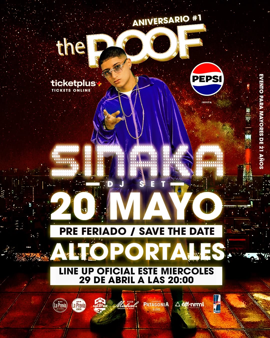 THE ROOF ANIVERSARIO #1